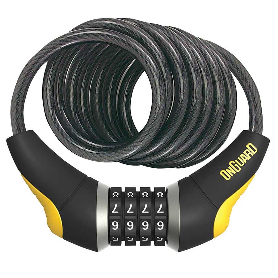 OnGuard, Doberman 8032, Coil cable with combination lock, 10mm x