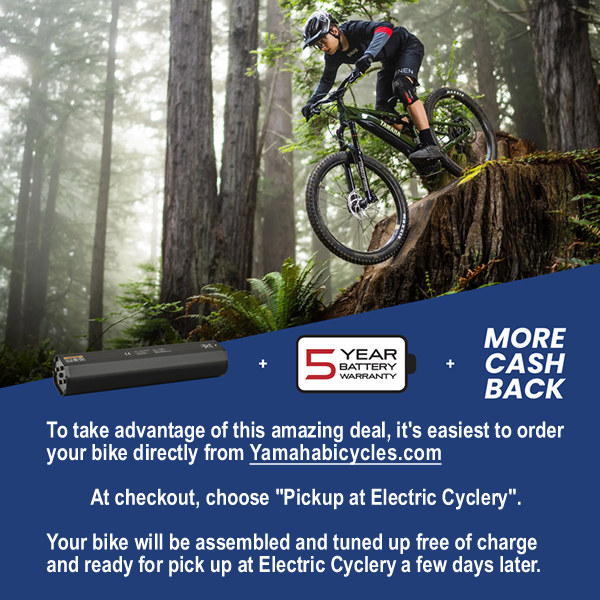 Yamaha fan rewards ebike sale 2024